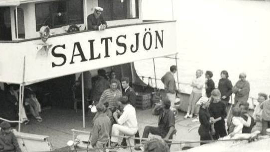 Fartyget Saltsjön lägger till 1967