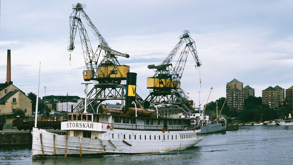 Storskär i Hammarbyleden 1965