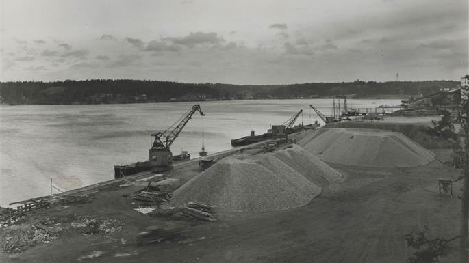 Hornsbergskajen hösten 1938