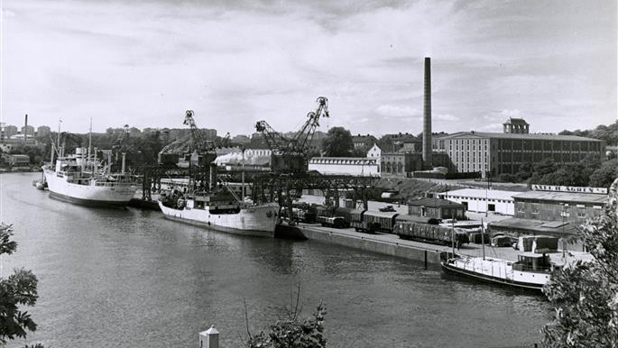 Barnängskajen 12 augusti 1949