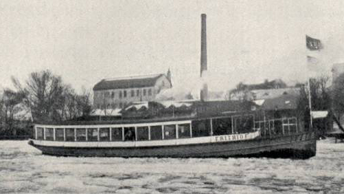 Ångslupen Frithiof 1911-1913.