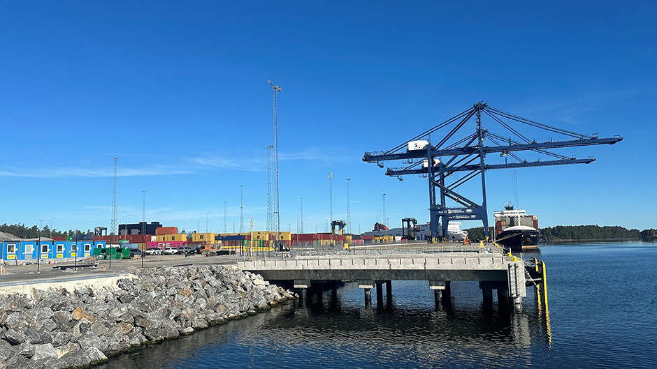 Ny hamnanläggning milstolpe i utvecklingen av Stockholm Norvik