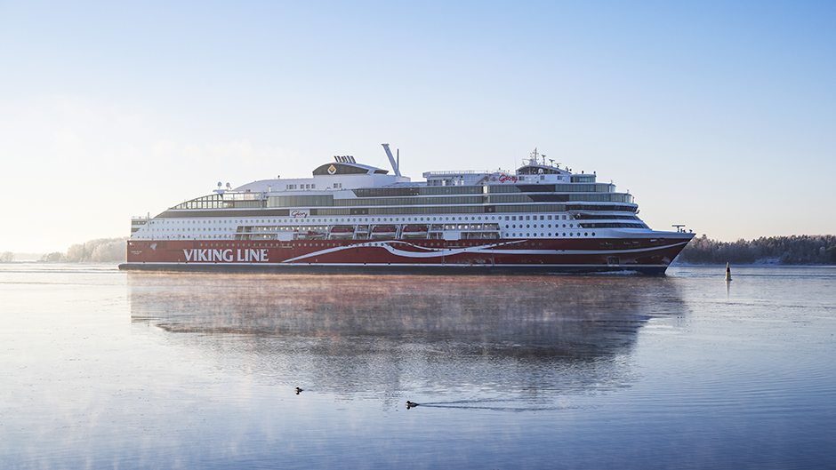 Viking Glory en vacker morgon