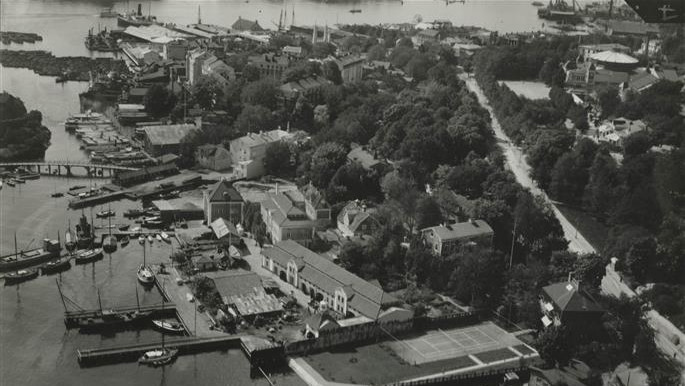 Del av Djurgården 1928.