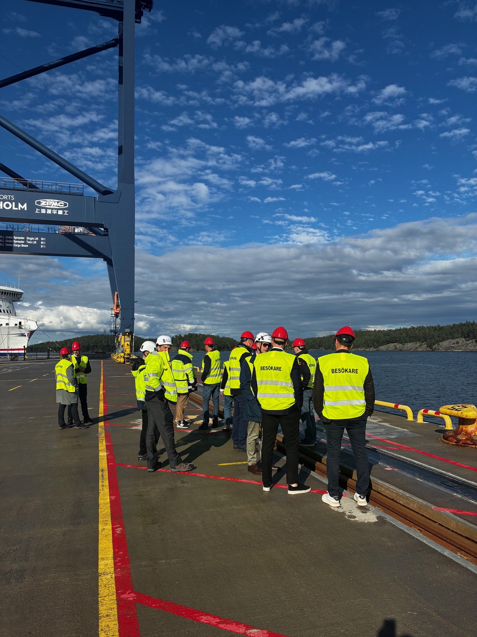 EU-projekt för att elansluta containerfartyg till landel
