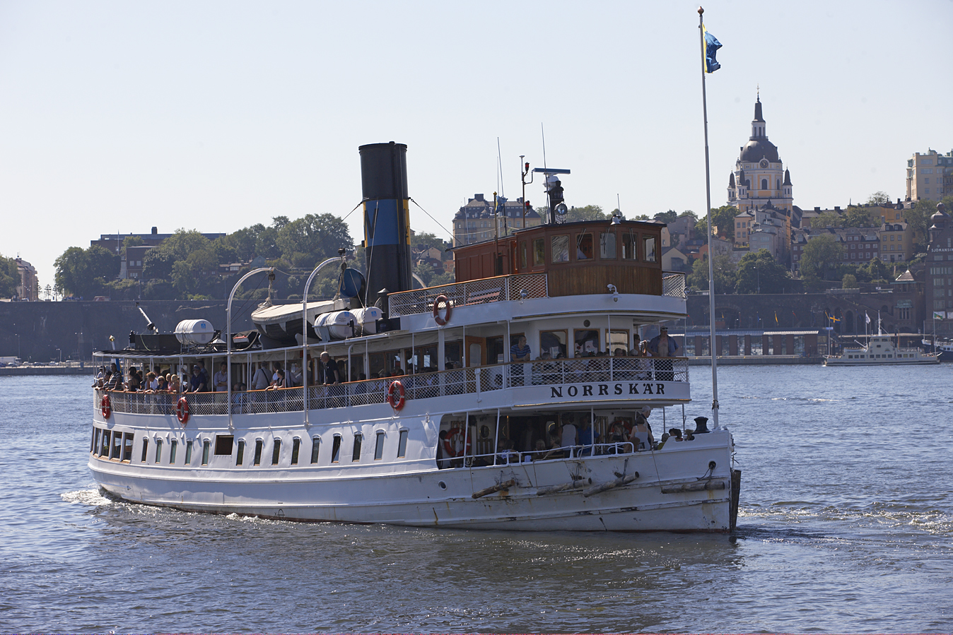Skärgårdsfartyget Norrskär i Stockholm.