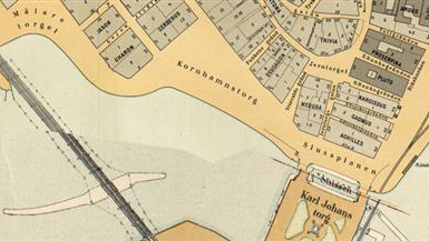 Karta över Kornhamn