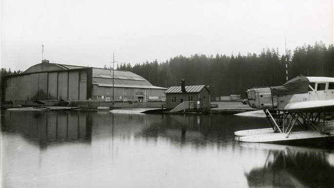 Lindarängens flyghamn på 1930-talet