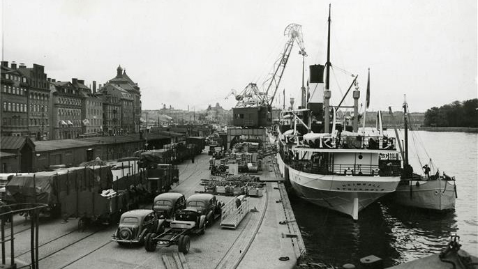 Skeppsbron 19 juni 1937