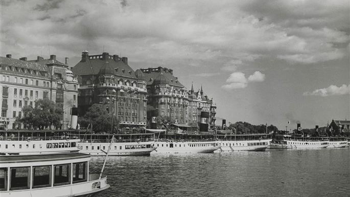 Strandvägen 2 juli 1949