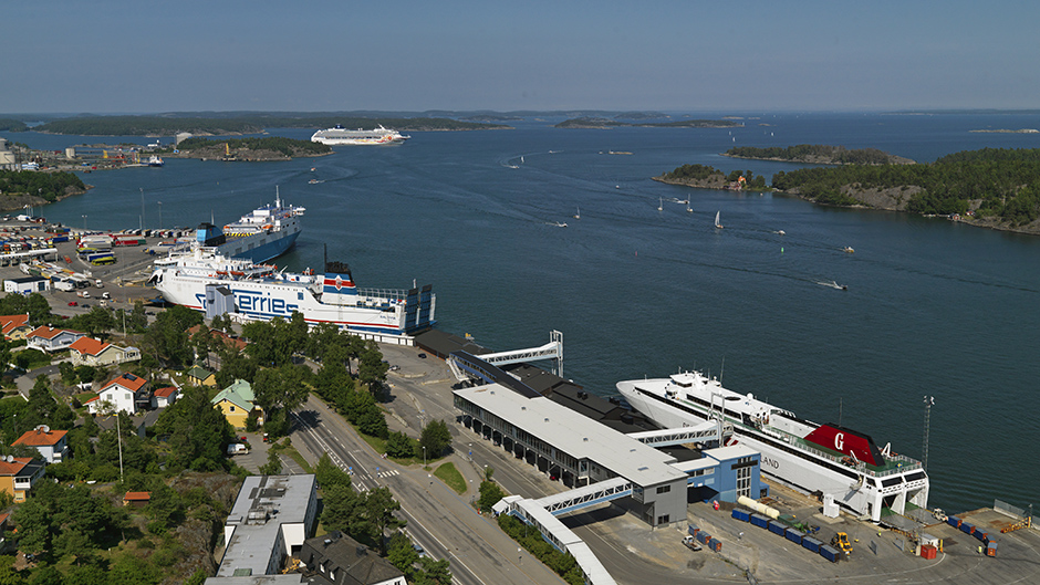 Bild på Nynäshamns hamn
