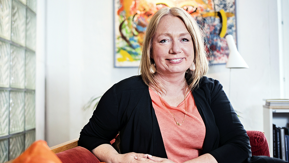 Annelie Olnils på kontoret