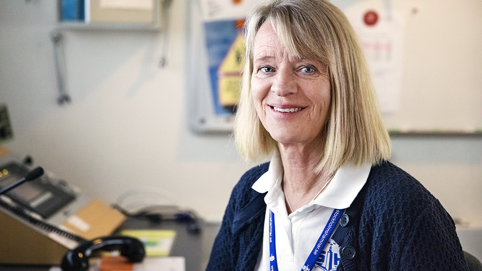 Anita Krafft inne på kontoret