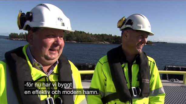Peter Lundman och Christian Östman syns i en skärmdump från filmen
