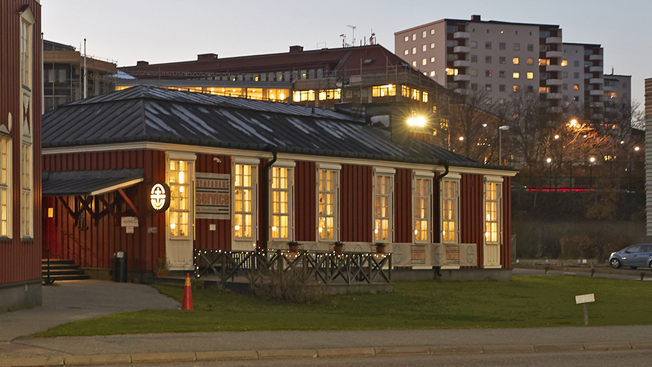 Fastigheten i Frihamnen där Jordens Arkitekter flyttar in