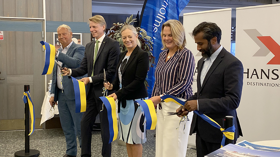 Invigning ny färjelinje Sverige - Tyskland
