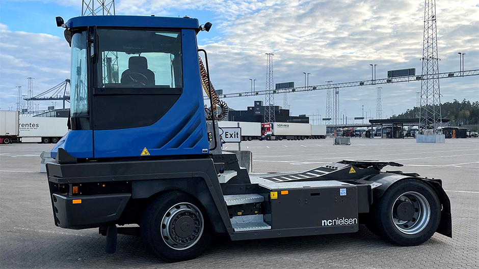 Roro-traktor som drivs av vätgas