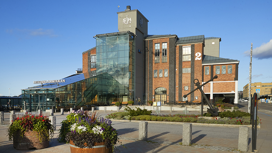 Exteriören av Magasin 2 i Frihamnen