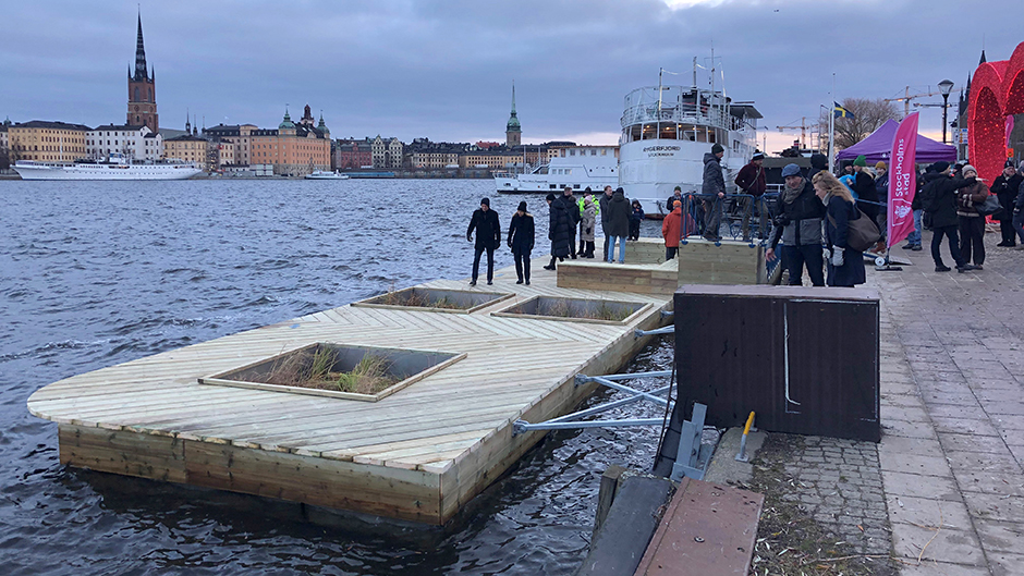 Kajbalkongen som ligger vid Söder Mälarstrand