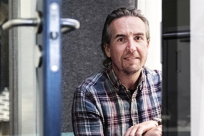 Thomas Nauska på kontoret i Magasin 1