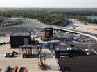 Flygbild över Stockholm Norvik Hamn