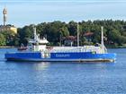 Fartyget Seagas på vattnet utanför Djurgården
