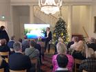 Seminariedeltagare på svenska ambassaden i Helsingfors
